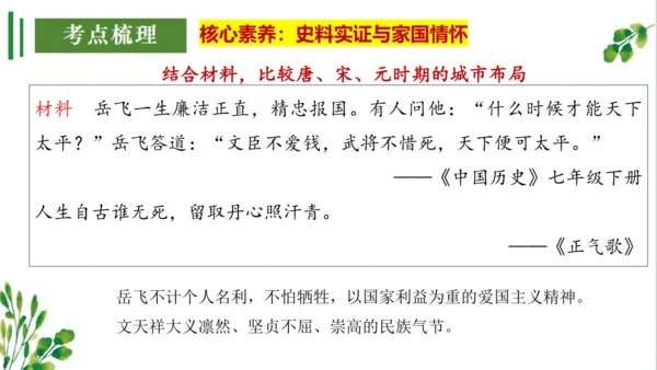 （考点串讲PPT）第二单元 辽宋夏金元时期：民族关系发展和社会变化 - 2023-2024学年七年级