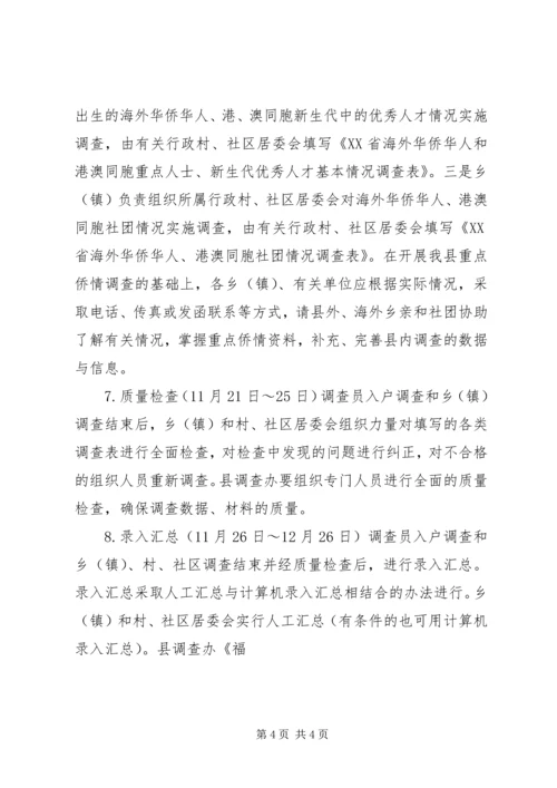 重点侨情调查实施方案 (6).docx