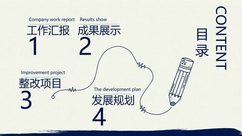 蓝色简约年终总结汇报演讲PPT