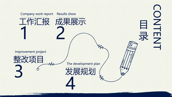 蓝色简约年终总结汇报演讲PPT