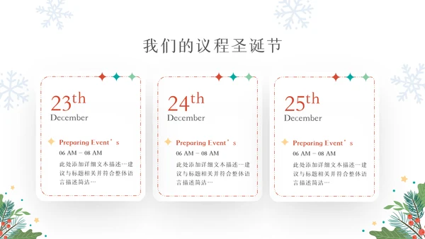 2022圣诞节介绍组织活动策划方案PPT