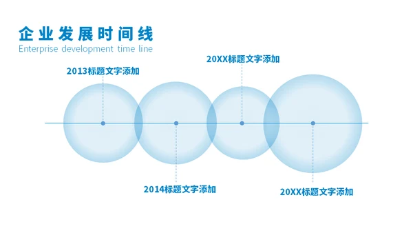 企业发展时间线通用PPT模板