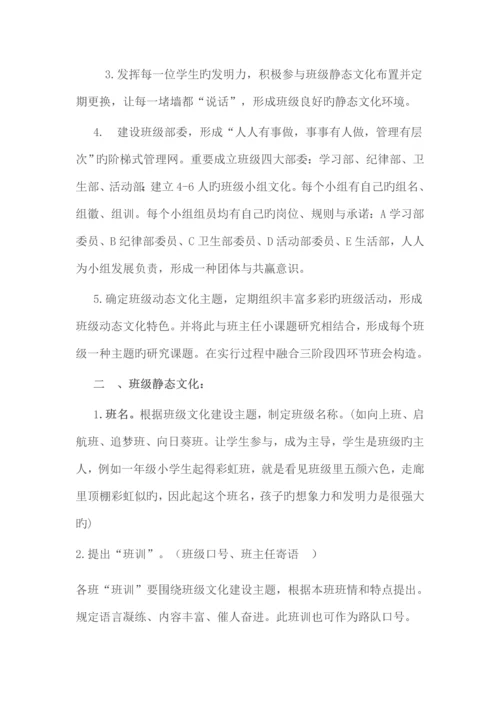 学校班级文化建设方案.docx