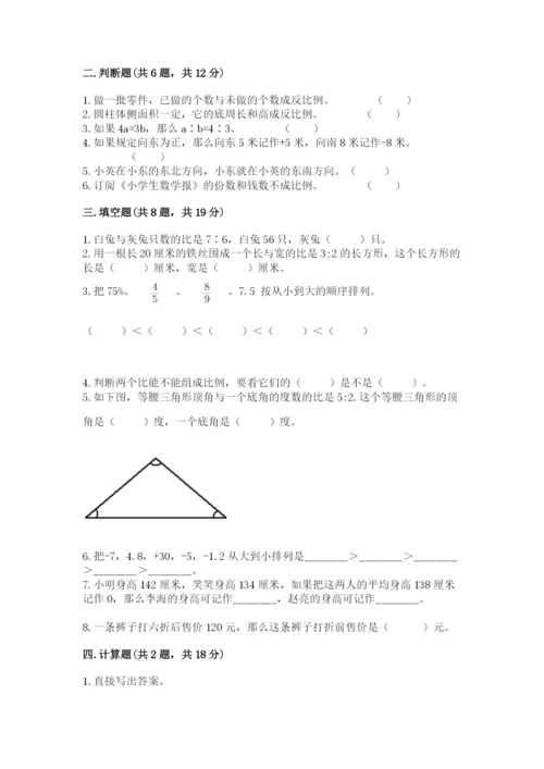 玛多县六年级下册数学期末测试卷（夺冠）.docx