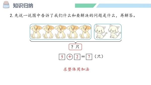 新人教版数学一年级上册5.21 整理和复习课件（55张PPT)