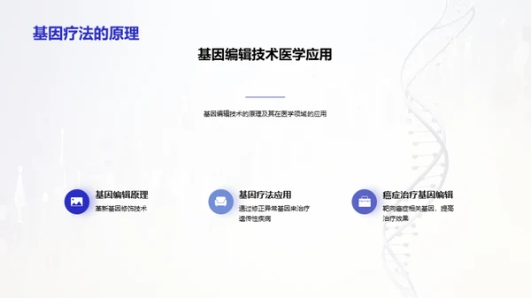 简约风生物医疗教学课件PPT模板