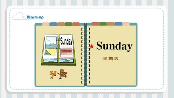 人教新起点小学英语二年级下册 Unit6 My Week Story Time