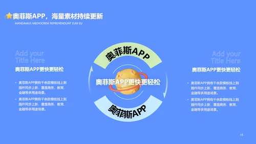 3D蓝色毕业答辩创业计划