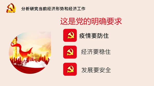 中央政治局会议释放当前经济工作重要信号PPT