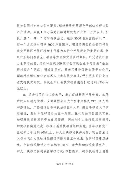 扶贫办扶贫和移民工作计划.docx