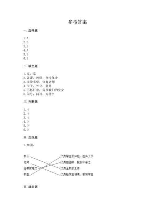 2022部编版三年级上册道德与法治期末测试卷及参考答案【实用】.docx