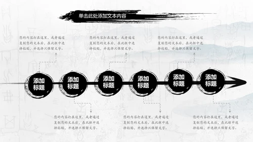 大气书法艺术培训水墨动态PPT模板