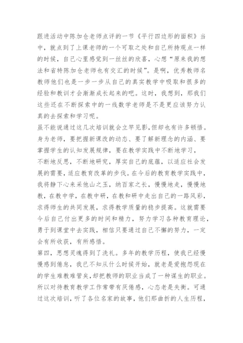 数学教师研修心得体会.docx
