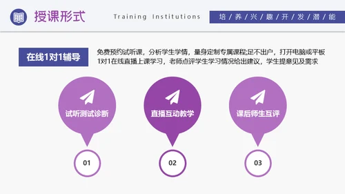 培训机构招生简介通用PPT模板