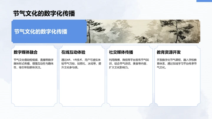 二十四节气小寒PPT模板