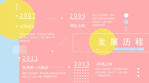 清新的马卡龙配合通用PPT演示文稿模版