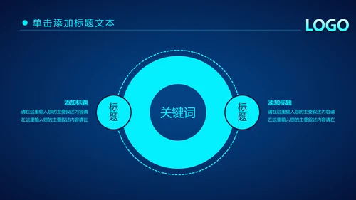 炫酷蓝色科技公安警察工作汇报PPT模板