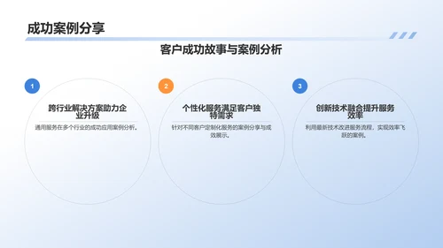 蓝色商务风企业介绍PPT模板