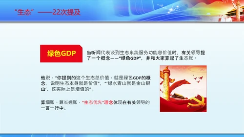 聚焦全国两会到团组高频词PPT模板