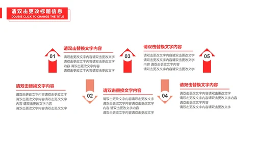 红色简约风企业宣传汇报PPT模板