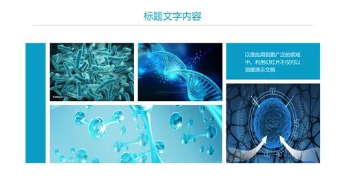 医疗细胞DNA研究报告PPT模板