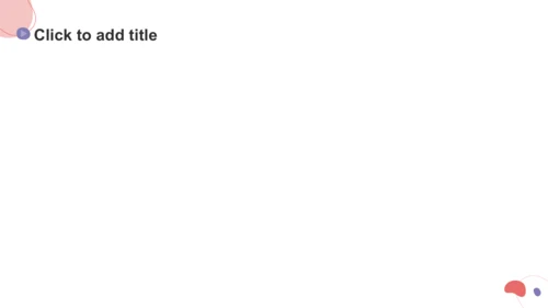 粉色卡通风应届生求职简历PPT主题