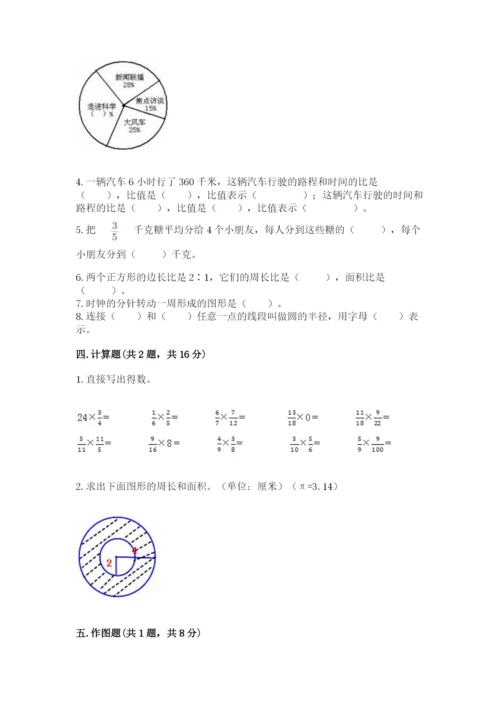 2022人教版六年级上册数学期末卷附完整答案（名师系列）.docx