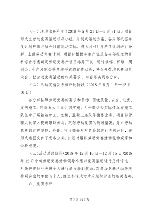 项目部劳动竞赛活动方案 (2).docx