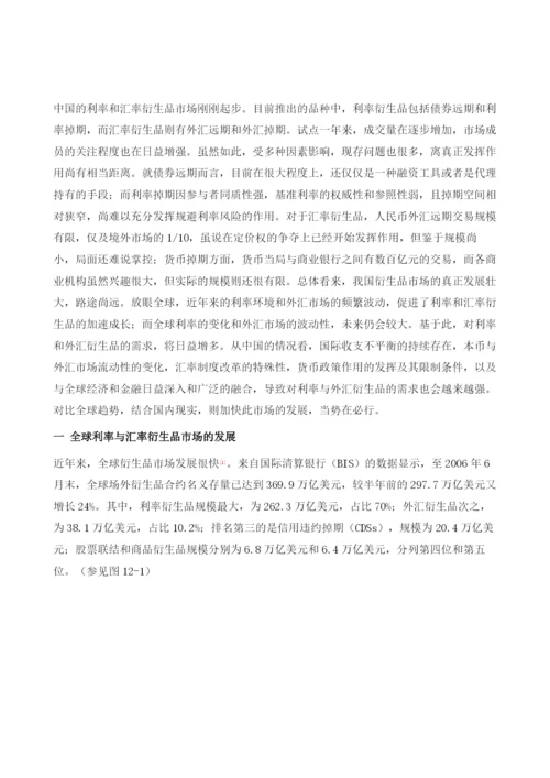 我国利率与汇率的衍生品.docx