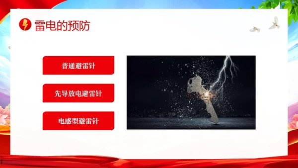 夏季防雷电防溺水防雷电安全教育PPT课件