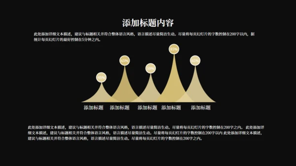 黑金奢华风公司企业宣传通用PPT模板