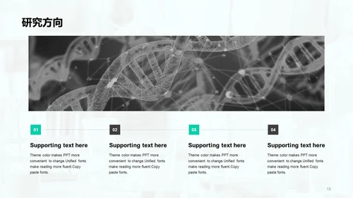 绿色商务现代分子生物学研究报告PPT