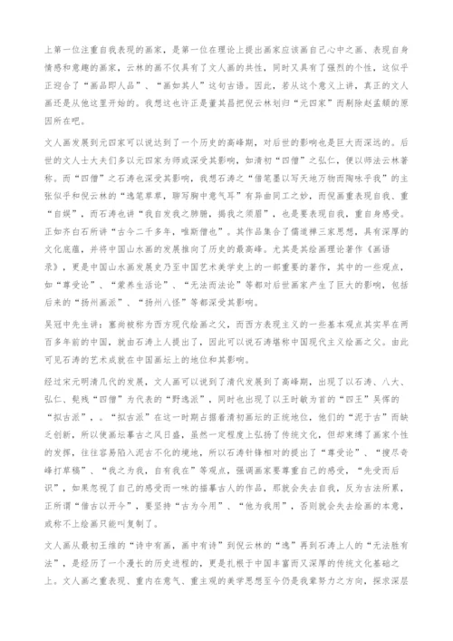 浅谈中国文人画.docx