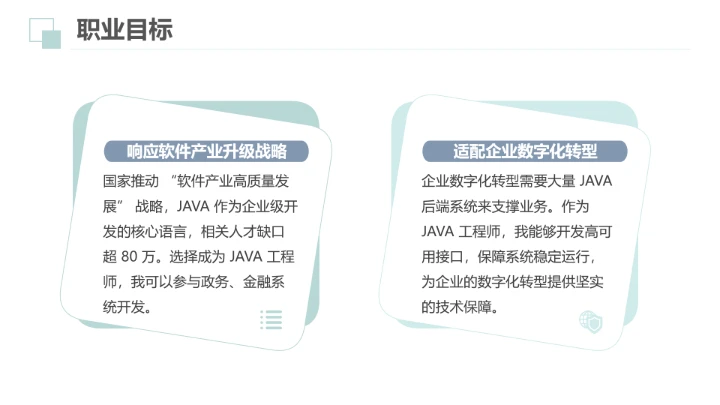 计算机科学与技术专业大学生求职综合展示职业生涯规划通用PPT模版