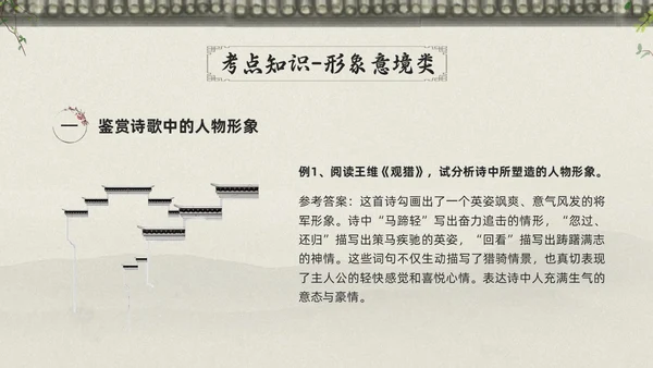浅色古风高考诗歌鉴赏PPT模板宣传PPT动态PPT