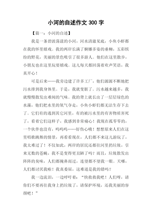 小河的自述作文300字.docx