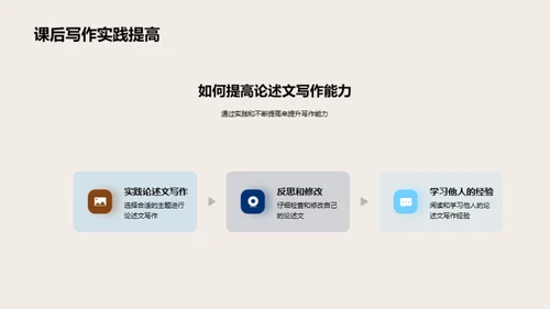 掌握论述文写作
