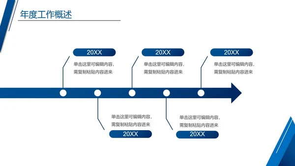 蓝色实景商务风企业通用工作总结汇报PPT模板