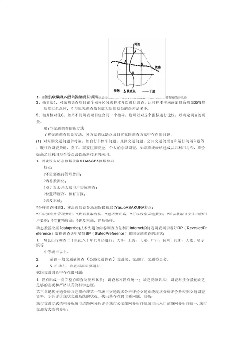 交通规划原理重点