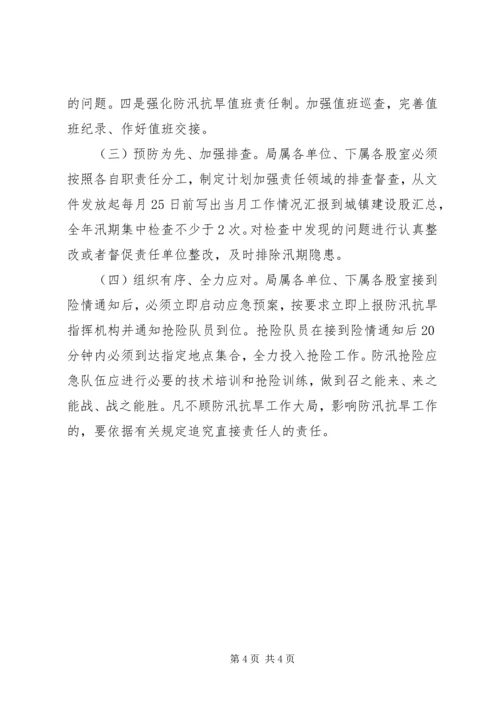 防汛抗旱工作实施方案.docx