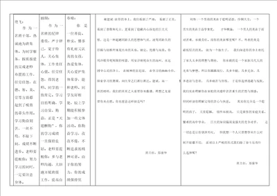 高中学生评语大全19