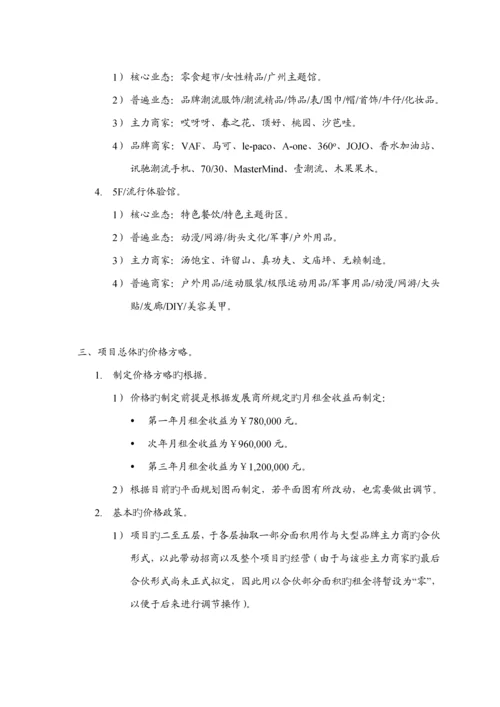 商业大楼招商专题方案.docx