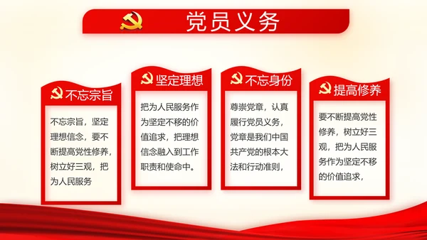 党员代表大会年会工作总结汇报PPT
