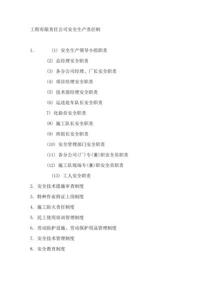 关键工程公司安全生产责任新版制度.docx