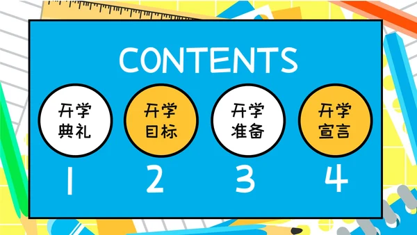 学校开学典礼庆典报告通用PPT模板