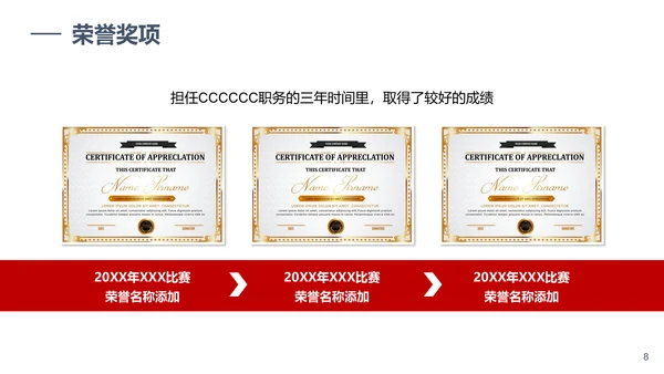唯美个人简历自我介绍通用PPT模板