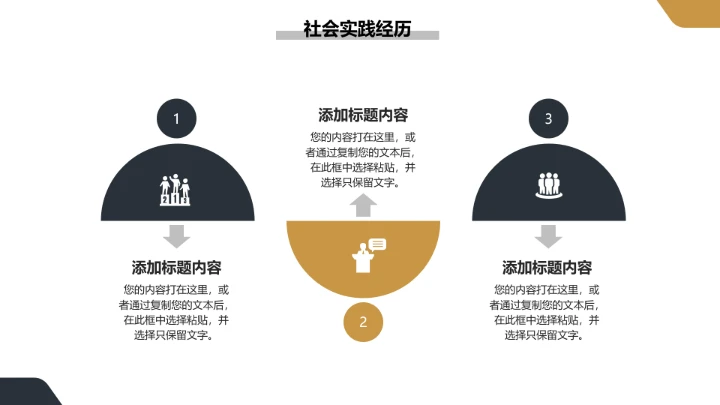黄黑商务风研究生面试复试通用PPT模版