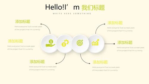 绿色乡村主题旅游动态PPT模板