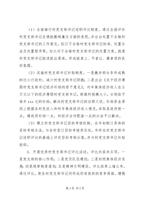 独家原创-农村党支部书记激励机制调研报告.docx