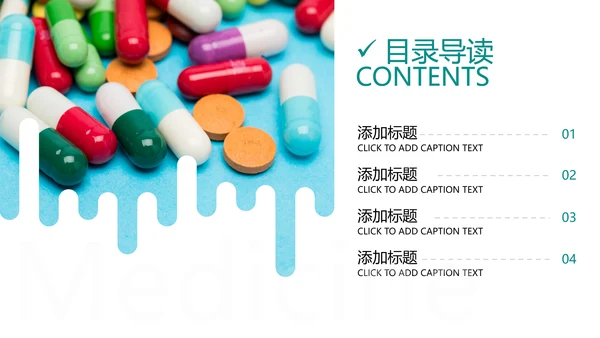 医疗医学类医药制药行业总结通用PPT模板